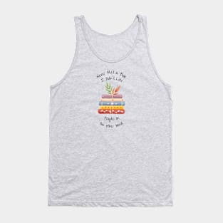 Book Lovers Funny Tank Top